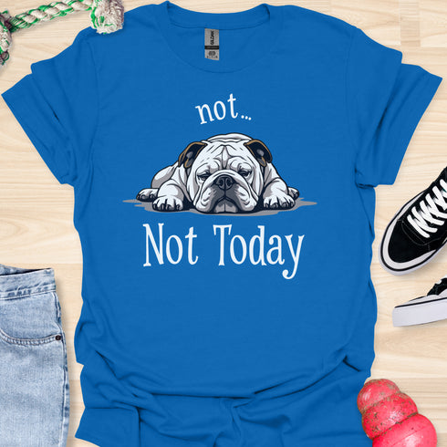 Not today - V9 - Lazy Message T-Shirt
